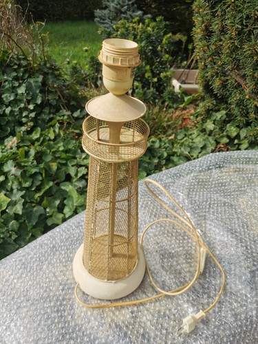 Lampe phare métal - lampe, en