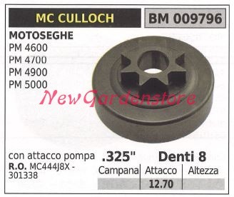 Pignon culloch moteur - mc,