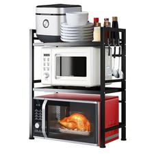 Étagères de Four à Micro-Ondes Support Extensible pour Four à Micro-Ondes Sup...