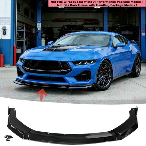 Front bumper glossy black - glossy,