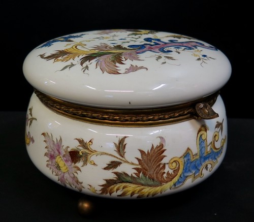 Longwy pottery box - longwy,