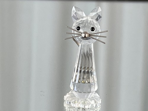 Figurine swarovski 183274 chat - swarovski,