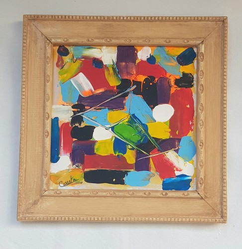 Toile tableau abstraction - tableau,
