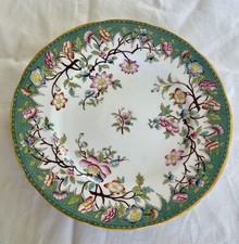 ASSIETTE  EN PORCELAINE   FISMES VPF  DECORS JAPONISANTS /A