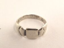 Bague chevalière en argent