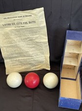 Ancien lot de 3 boules de