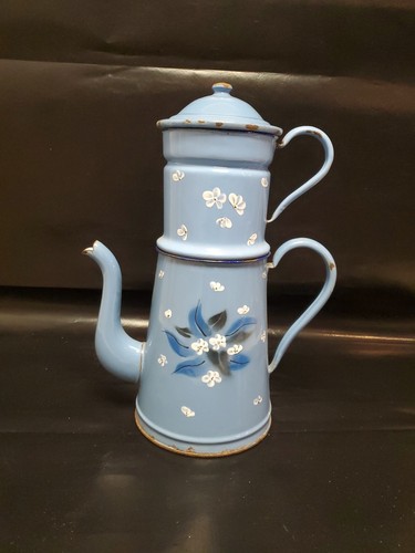 Grande cafetière émaillée - grande,