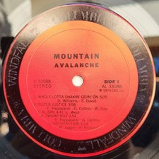 Mountain - Avalanche LP 12" US Press 1974 Columbia – C 33088 - Rare Label