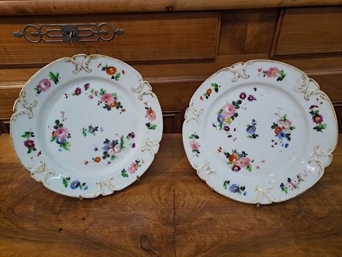 Paire assiette porcelaine - d'assiette,