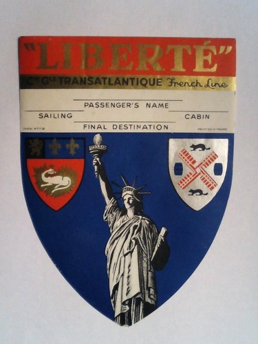 Paquebot liberté etiquette - paquebot,