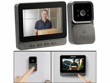 Visiophone sans fil VSA-450 avec écran IPS - coloris noir - Somikon