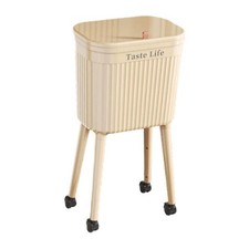 Poubelle Haute avec Roulettes