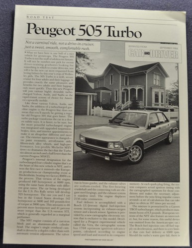 1984 1985 peugeot 505 - peugeot,