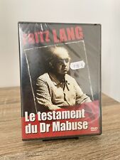 LE TESTAMENT DU DR DOCTEUR MABUSE | VOSTFR | DVD NEUF SOUS BLISTER | FRITZ LANG