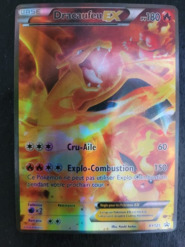 Carte pokémon dracaufeu - carte, ex