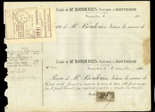 reçu  joseph lamirel cachet