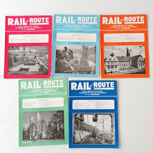Lot revues journaux rail - journaux, et