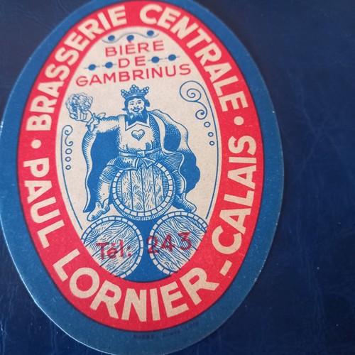 Ancienne étiquette bière