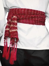 Foulard de pirate bordeaux - Pour donner un peu de style à la ceinture de