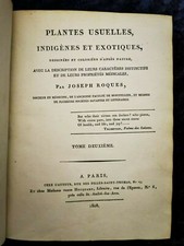 LIVRE ANCIEN BOTANIQUE Plantes