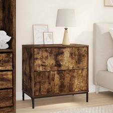 Table de chevet avec tiroir Bois d'ingénierie Table de nuit vidaXL vidaXL