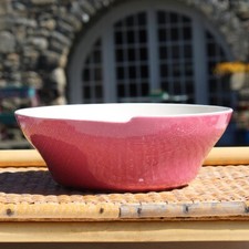 Petit saladier vintage Salins modèle Deauville framboise