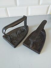 2 Anciens fer à repasser en