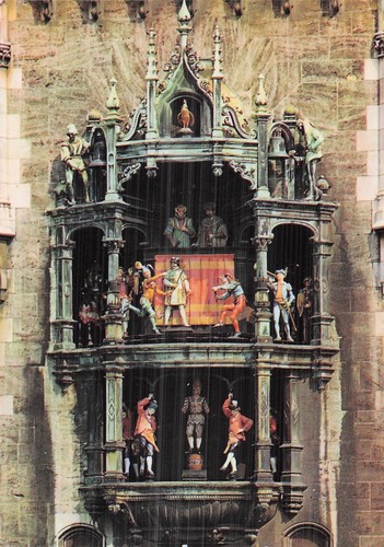 Allemagne munich glockenspiel - allemagne,