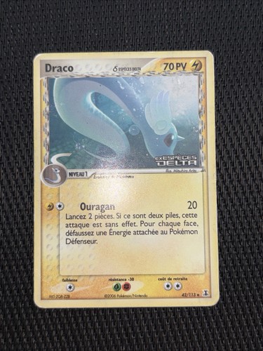 Carte pokémon draco 113 - carte,
