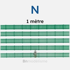 N 1/160 Lot 1m Clôture PARC Jardin Square Maquette Décor Train Miniature 1:160