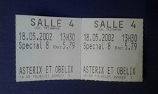 2 Ticket Cinéma ASTERIX ET