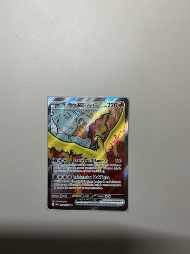 Carte pokémon sulfura - carte, ex