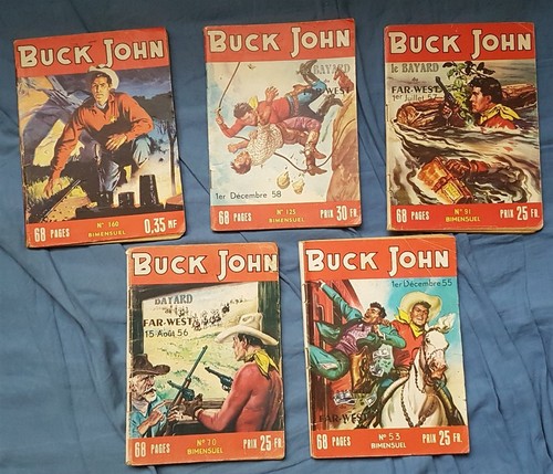 Lot anciens buck john - 5,
