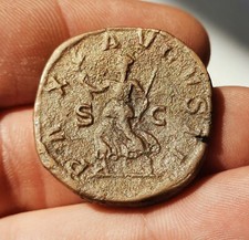  ALEXANDRE SÉVÈRE Sesterce , PAX AVGVSTI 226JC