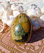 JOUET ANCIEN, ANCIENNE BOITE OEUF de Pâques en tôle lithographiée vers 1900