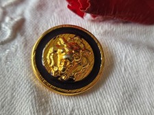 Bouton vintage tete de lion en