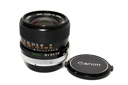 Objectif manuel canon 24mm - objectif,
