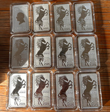 1 Oz - Argent  - Lingot Année