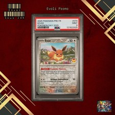 ?? EVOLI REVERSE POKEMON DAY PSA 9 - EVOLUTION PRISMATIQUE EV FR 074/131 ??
