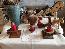 Vintage : 2 lampe chevet pied