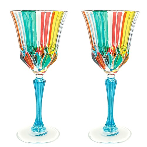 Paire verres vin murano - de, À