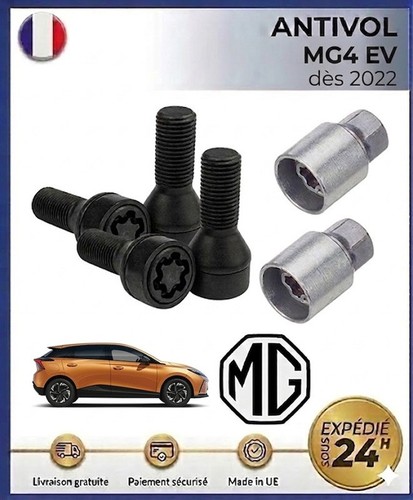 Antivol roues noir mg4 ev - de,