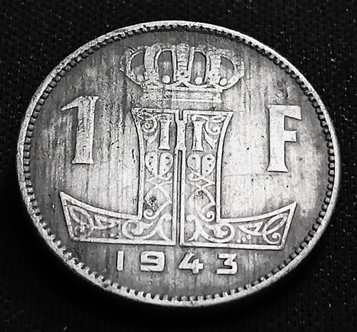 Franc 1943 belgique - belgique, (leopold