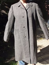 38 men HARRIS TWEED TOP COAT