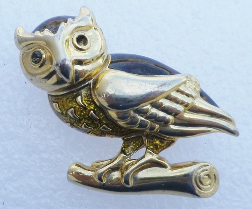 Broche hibou rétro - broche,