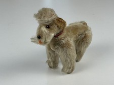 Peluche Steiff animal chien caniche 13 x 14 cm excellent état