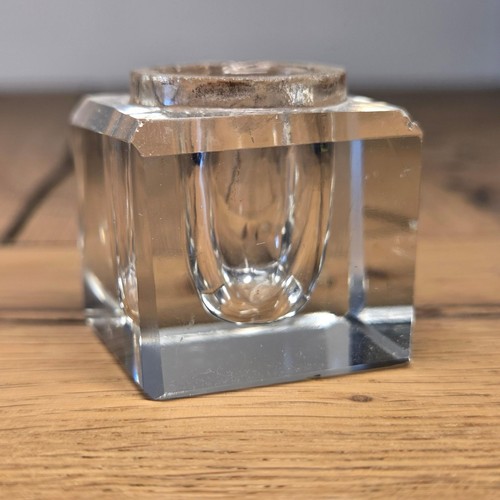 Encrier cristal taillé - cristal,