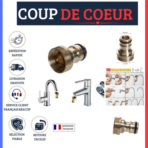 Adaptateur robinet cuisine - adaptateur,