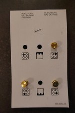 Jeu d'injecteur butane pour