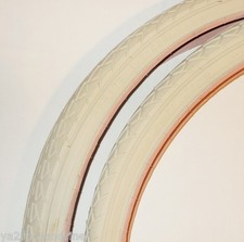 pneu vélo vtt vtc 26" vintage ivoire 26 x 175 etrto 47-559 (un seul)